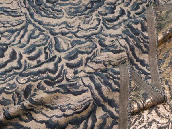 Stoff Jacquard Lumino Kingfisher – Bild 2