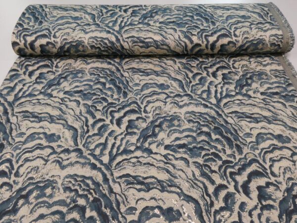 Stoff Jacquard Lumino Kingfisher – Bild 3