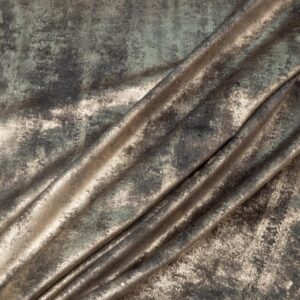 Stoff Samt gold Sontuoso nero