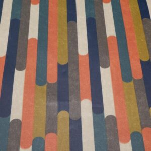 Stoff Seattle multi PVC beschichtet - Strichmuster