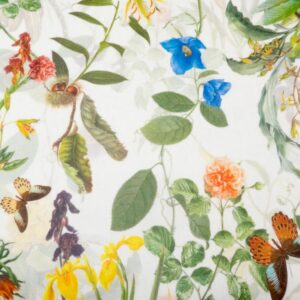 Stoff PVC beschichtet Secret Garden cream