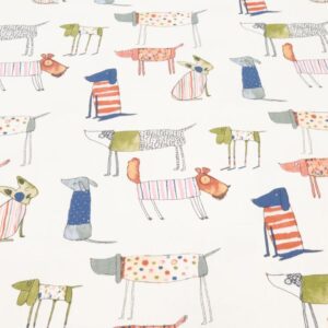 Stoff Toto paintbox Süsse Hunde