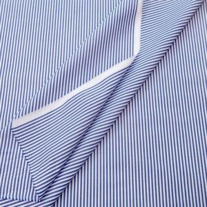 Stoff BW Hemd Streifen 2mm dunkleblau-weiss