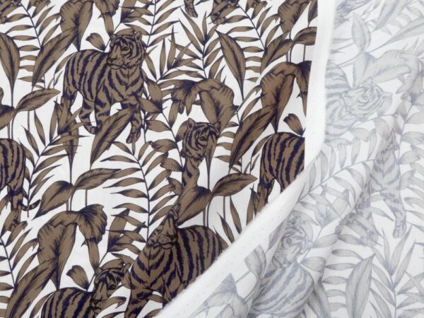 Stoff Baumwolle Tiger oh wow! – Bild 2