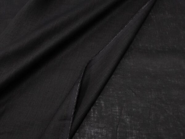 Stoff LINO soft and easy schwarz