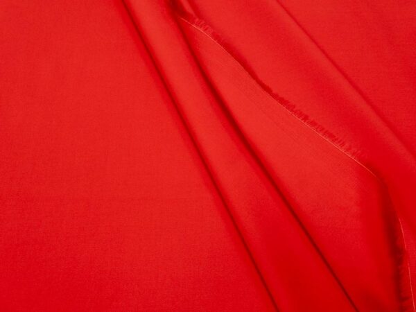 Stoff Baumwollsatin Stretch High Risk Red – Bild 3