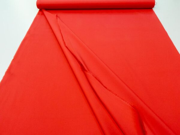Stoff Baumwollsatin Stretch High Risk Red – Bild 4