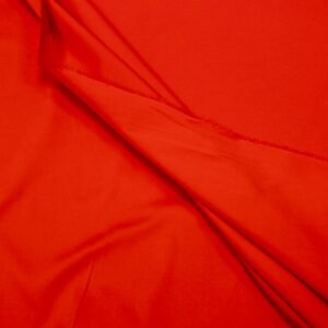 Stoff Baumwollsatin Stretch High Risk Red