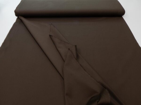 Stoff Baumwollsatin Stretch Chocolate Martini – Bild 2