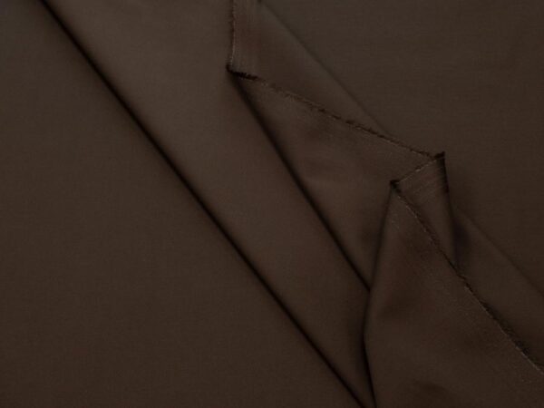 Stoff Baumwollsatin Stretch Chocolate Martini