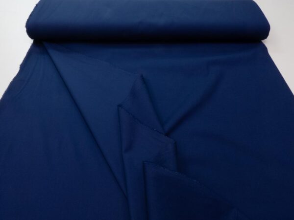 Stoff Baumwollsatin Stretch Navy peony