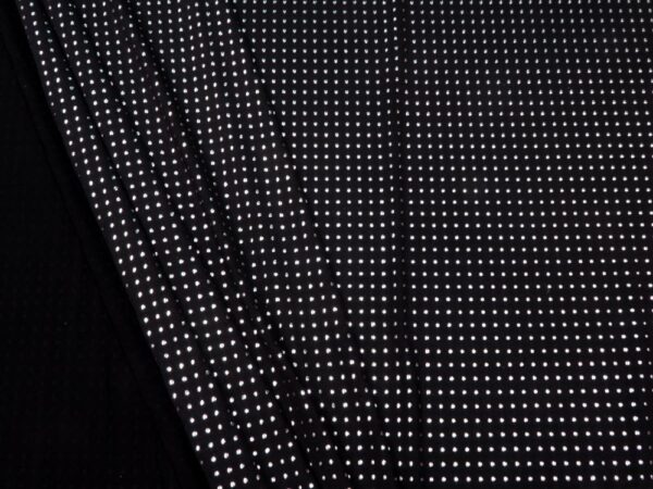 Stoff Jersey Silberpunkte