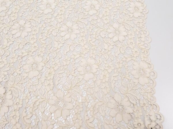 Stoff Spitze Blumen Italien taube – Bild 2
