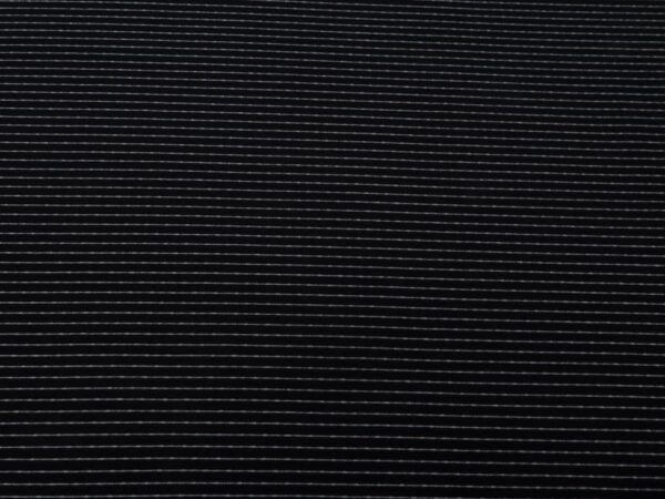 Stoff Vi Jacquardjersey schwarz Streifen & Punkte – Bild 3