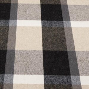 Stoff XXL Karos schwarz-grau-beige BW