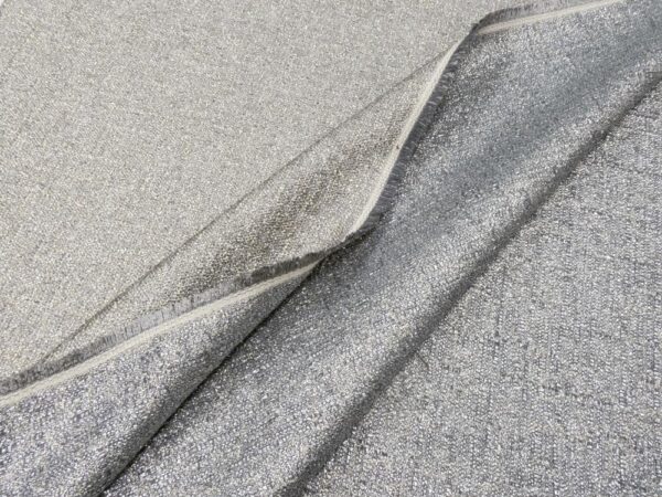 Stoff Gold-Silber Tweed – Bild 2