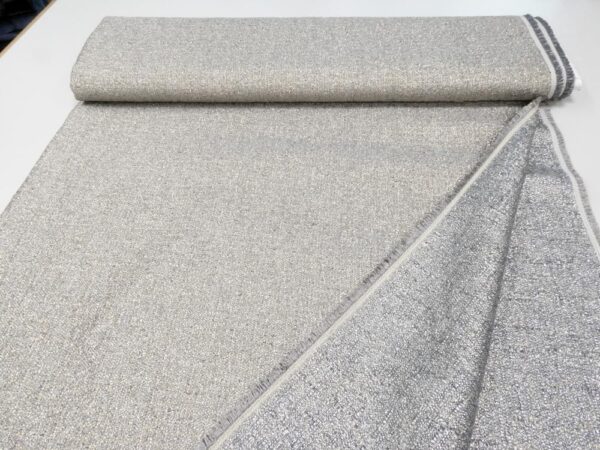 Stoff Gold-Silber Tweed – Bild 3