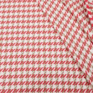 Stoff Chanel-Tweed Pied de Poule XXL pink-beige-creme