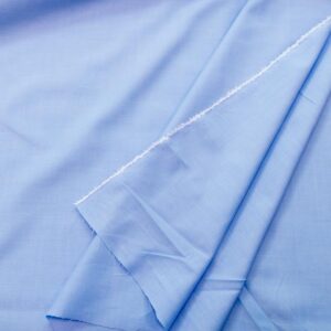 Stoff Baumwoll Viskose Chambray hellblau