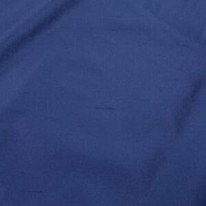 Stoff Dupion Seide Limoges blau
