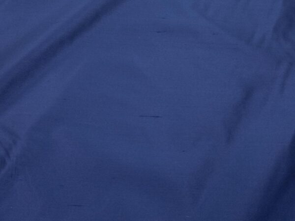 Stoff Dupion Seide Limoges blau