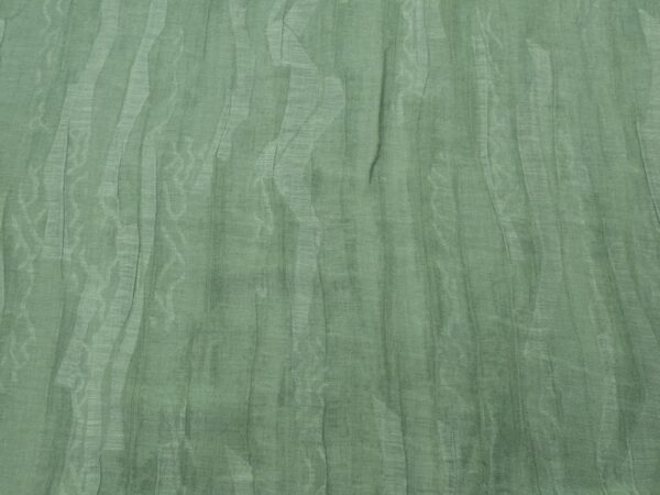 Stoff Crash Jacquard Leinen-Seide salbeigrün*