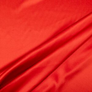Stoff Seidensatin el. Rot