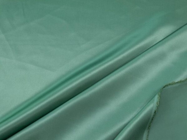 Stoff Seidensatin Frosty Spruce