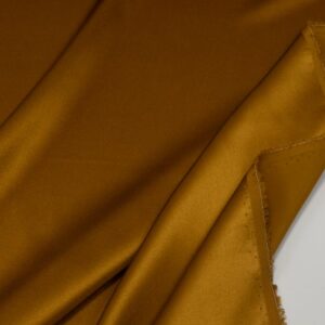 Stoff Seidensatin Roasted Pecan