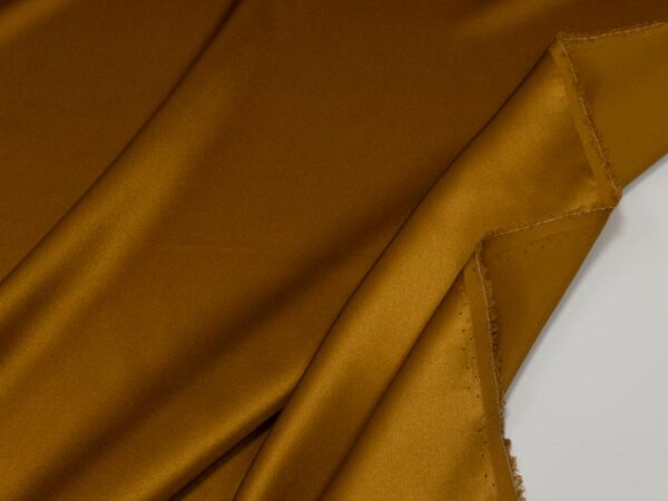 Stoff Seidensatin Roasted Pecan