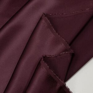 Stoff Seidensatin Red Mahogany