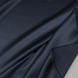 Stoff Seidensatin Orion Blue
