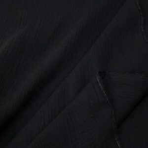 Stoff MOUSSELINE Fancine schwarz