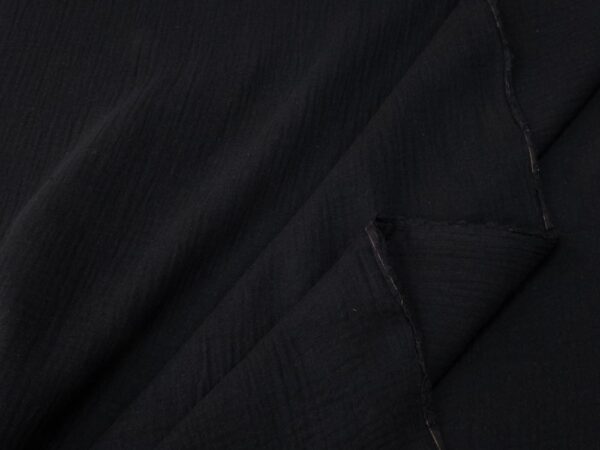 Stoff MOUSSELINE Fancine schwarz