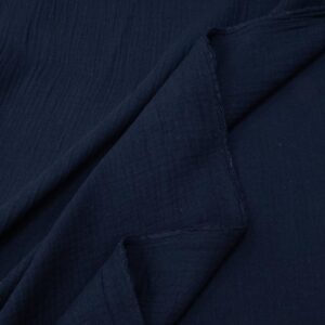 Stoff MOUSSELINE Fancine dunkelblau