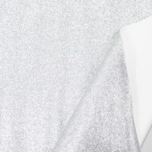 Stoff Glitzer 50x70cm silber