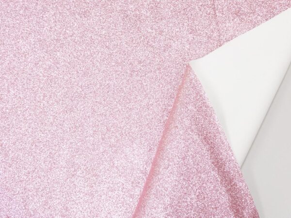 Stoff Glitzer 50x70cm rosa