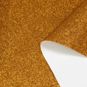Stoff Glitzer 50x70cm kupfer