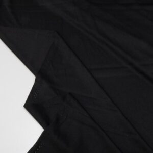 Stoff Poly Knitting uni schwarz