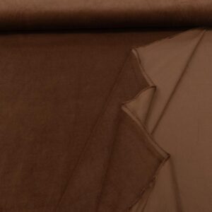 Stoff Feincord Stretch Schokoladenbraun