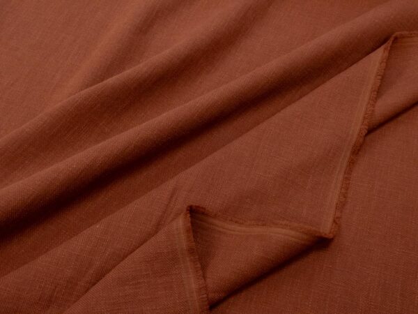 Stoff Ramie Twill stonewashed Roasted – Bild 2