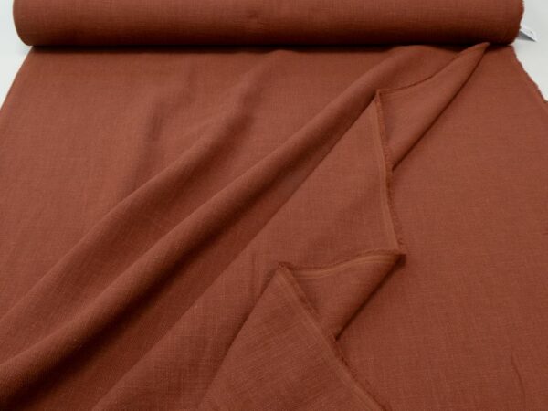 Stoff Ramie Twill stonewashed Roasted – Bild 3