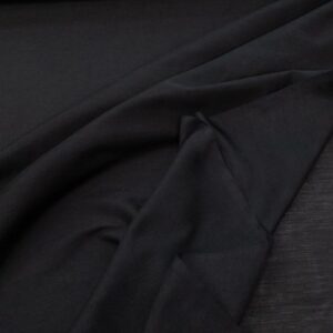 Stoff Baumwolle Seide schwarz