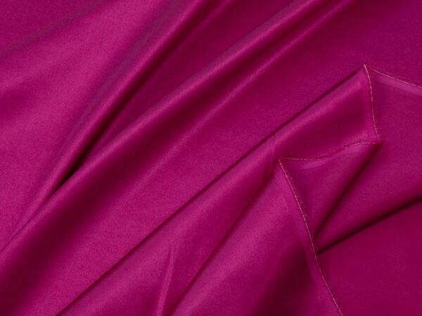 Stoff Seidensatin Stretch Fuchsia – Bild 2