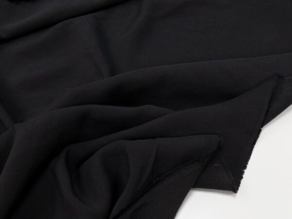 Stoff Modal uni schwarz