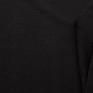 Stoff Viskose-Leinen uni schwarz