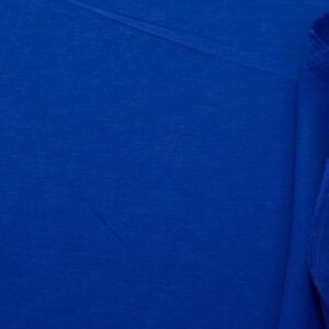 Stoff Viskose Leinen uni royalblau