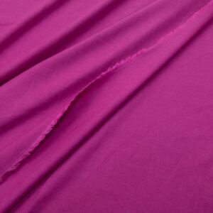 Stoff Leinen-Bambus Twill  Fuchsia