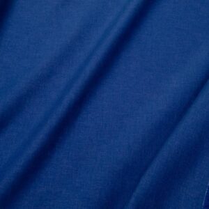 Stoff Leinen-Bambus Twill blau