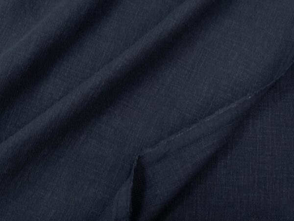 Stoff Ramie Twill stonewashed Gray Pinstripe